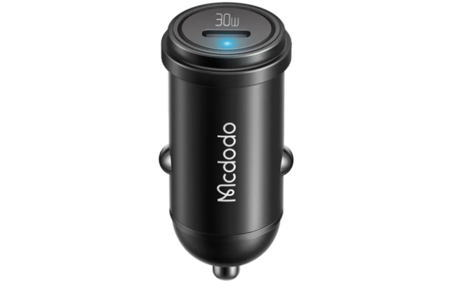 Mcdodo CC-7491 PD 30W Fast Charging Type-C Single Port Mini Car Charger - Black